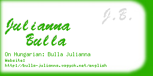 julianna bulla business card